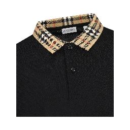 Burberry Kids T-shirts and Polos Black
