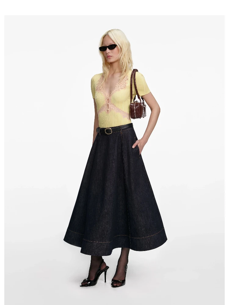 SELF PORTRAIT Skirts Blue alternative