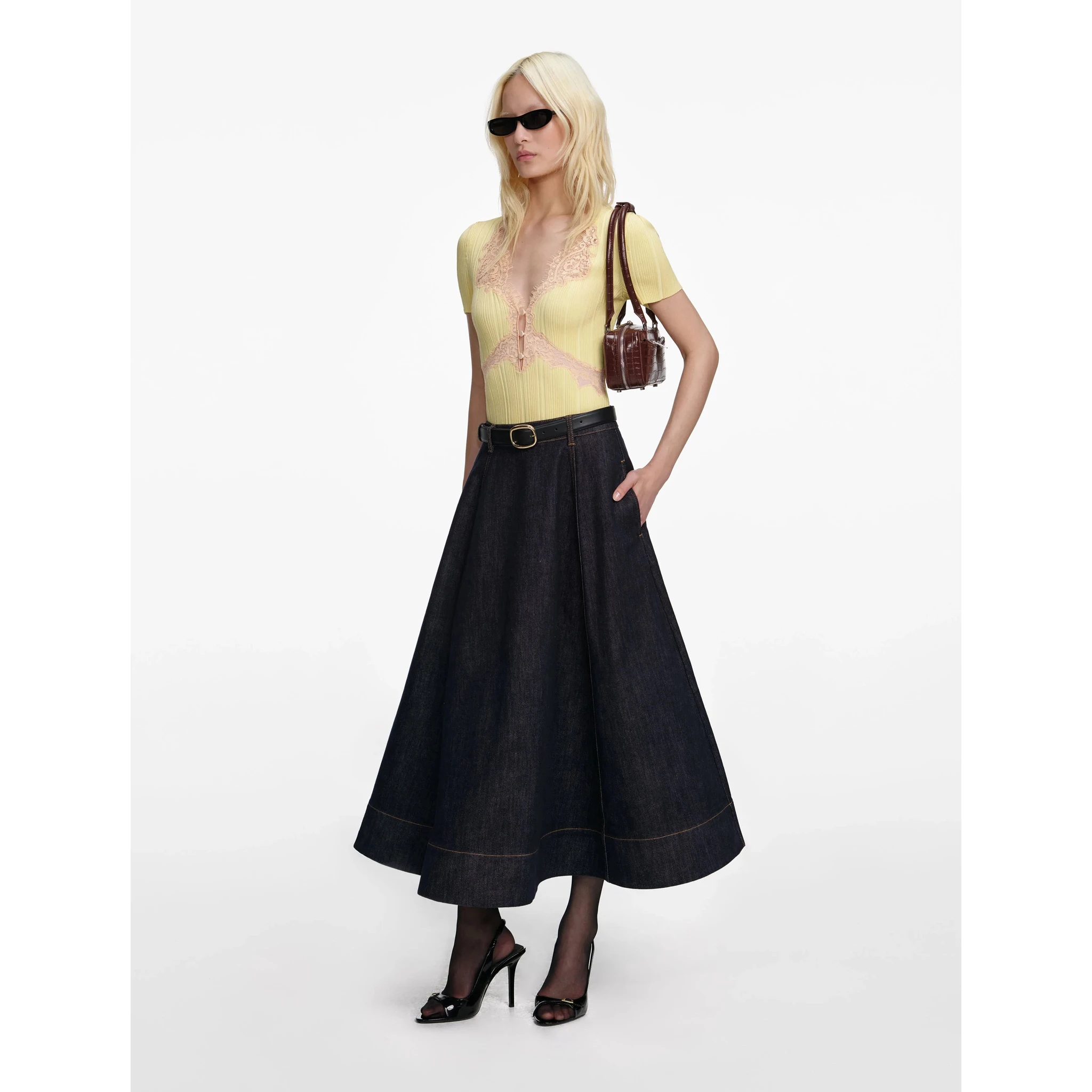 SELF PORTRAIT Skirts Blue