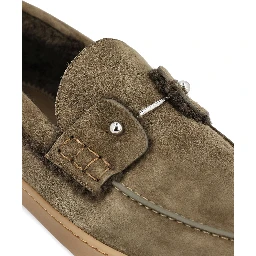 Chambeliboat suede-leather boat shoes