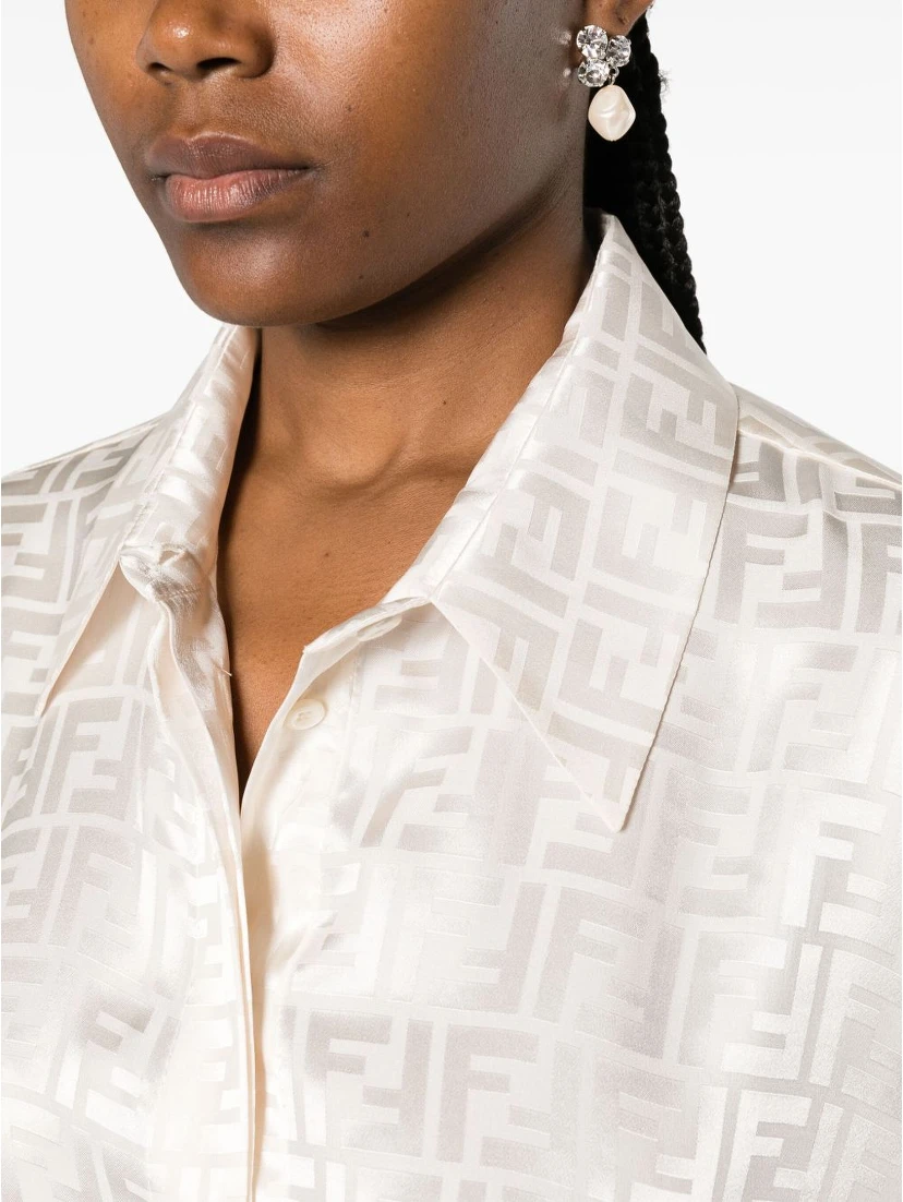 Fendi Shirts Cream