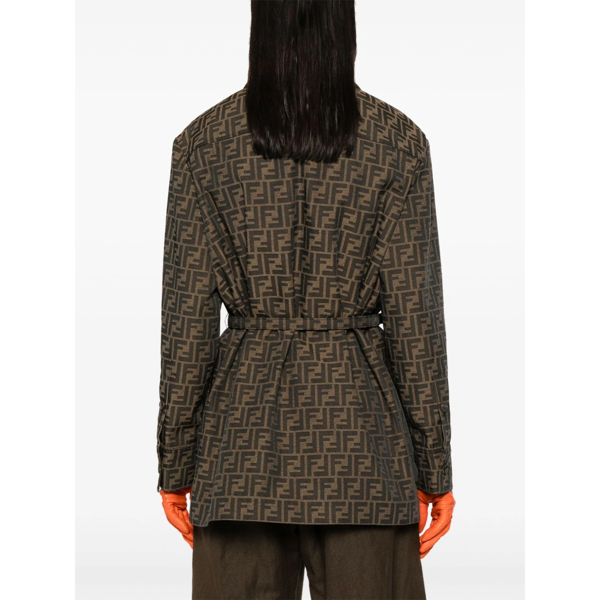 Fendi Jackets Brown