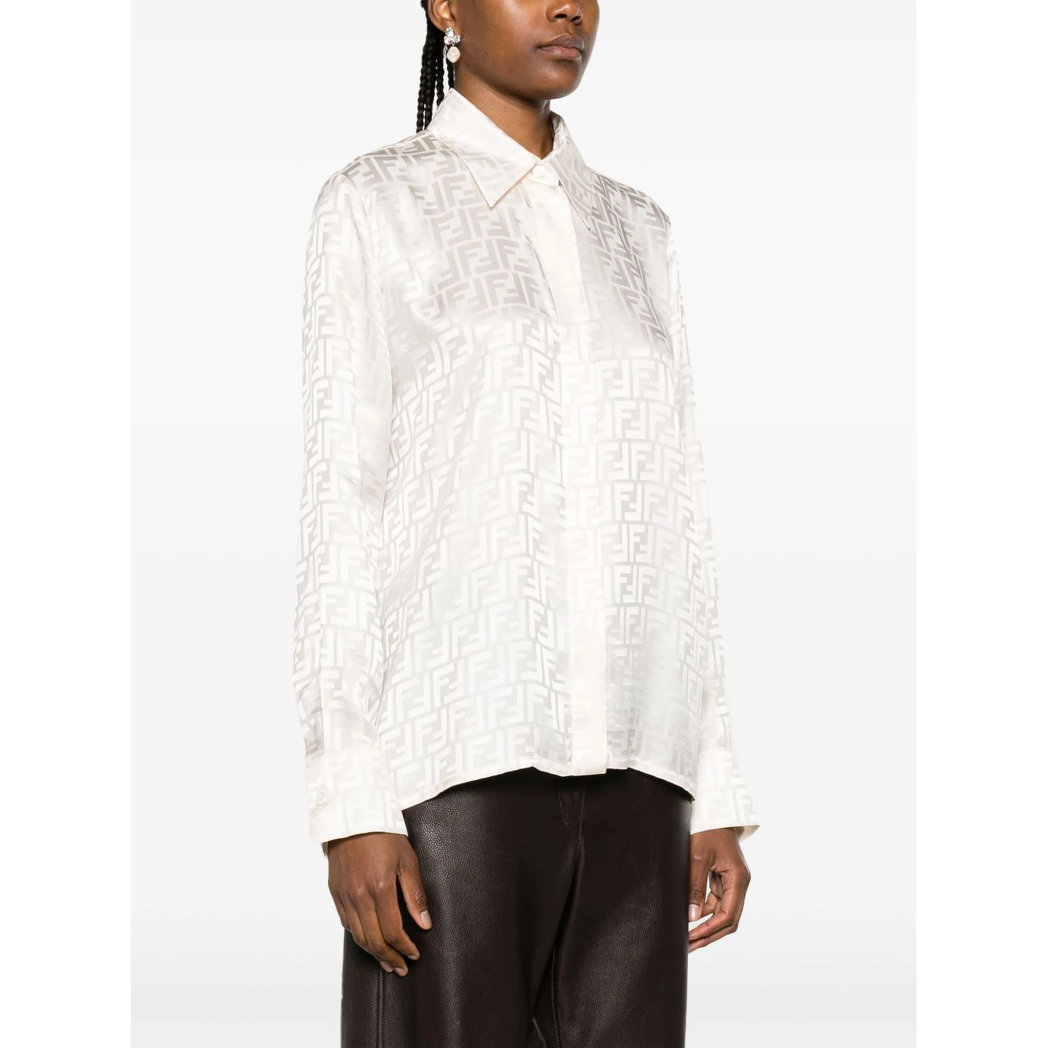 Fendi Shirts Cream