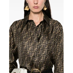 Fendi Shirts Brown