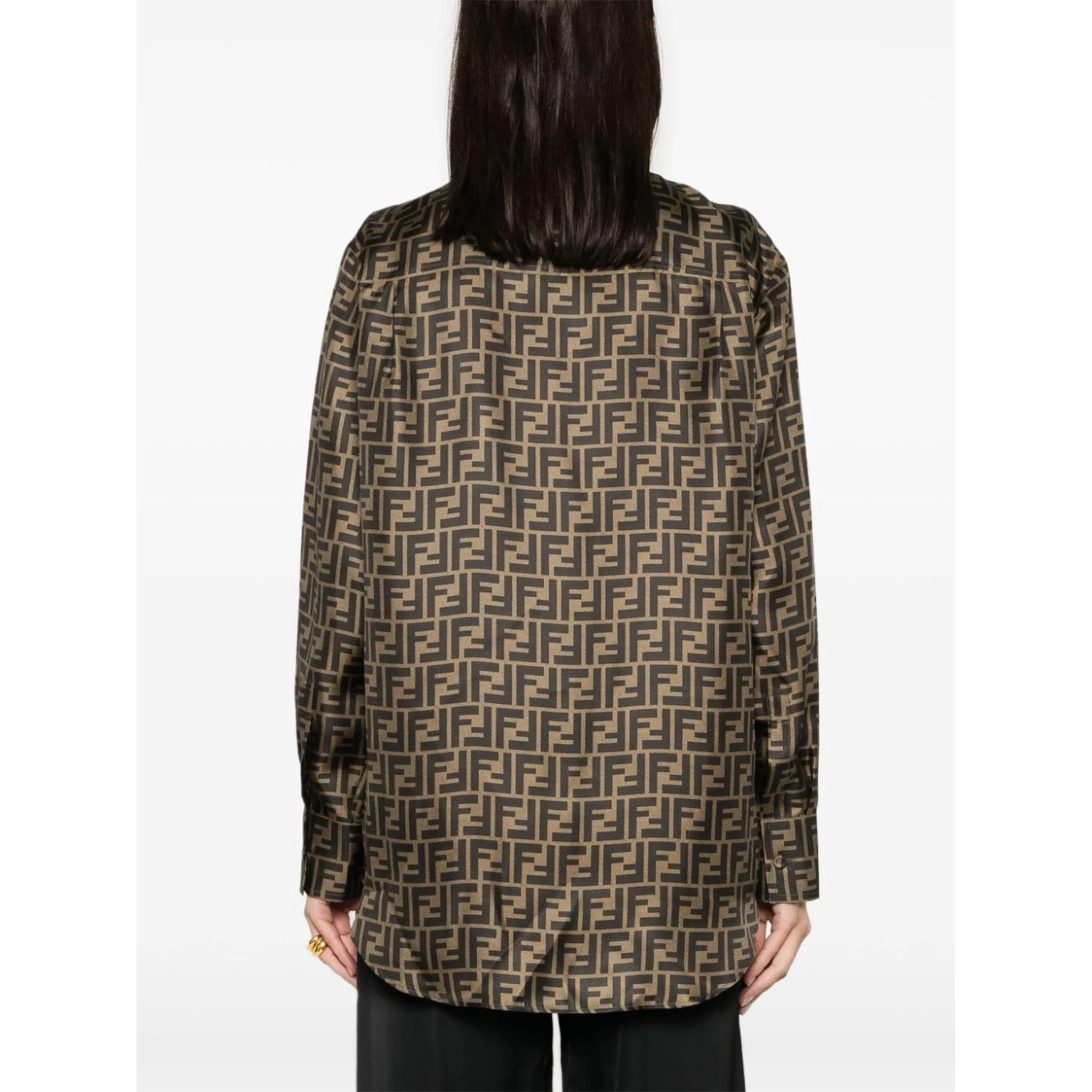 Fendi Shirts Brown