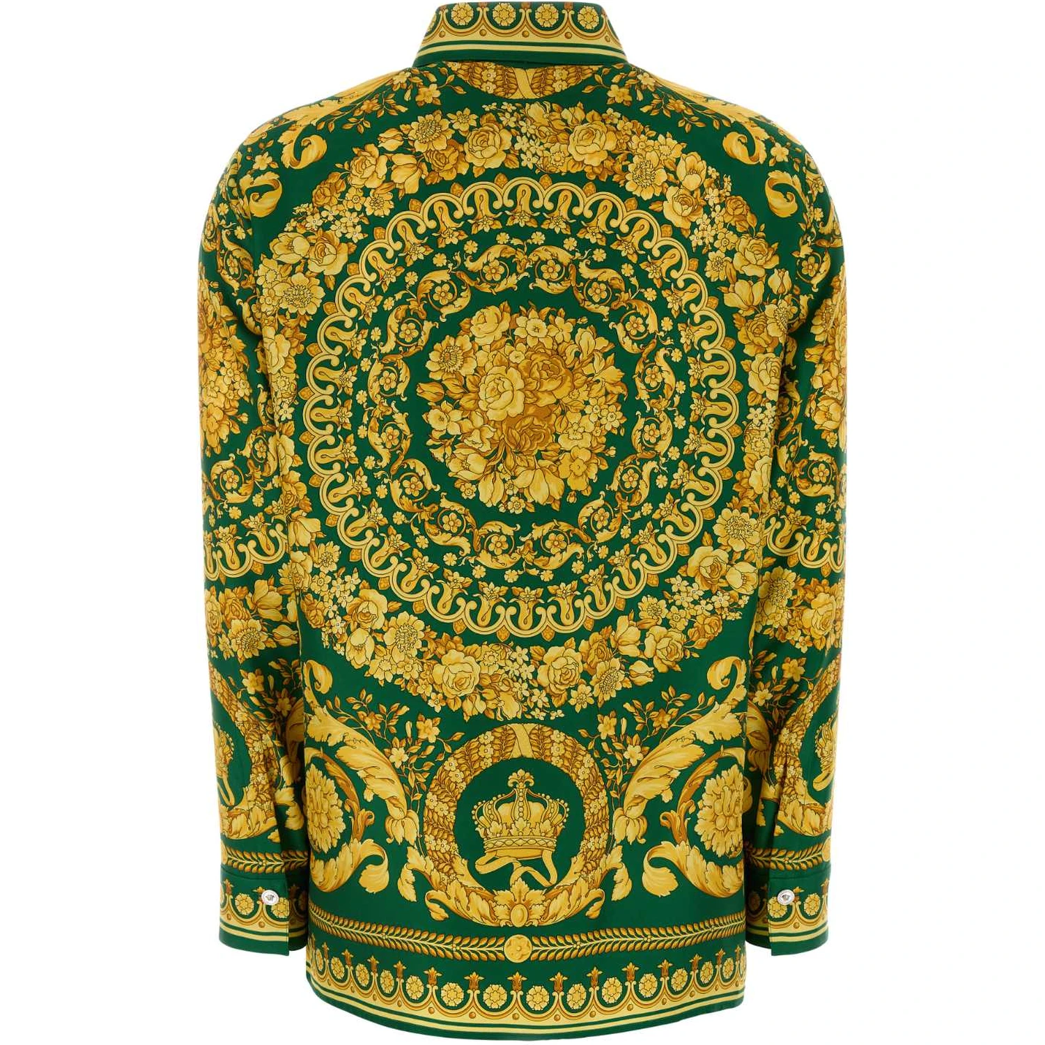 FORMAL SHIRT TWILL SILK FABRIC WITH BAROQUE HERITA