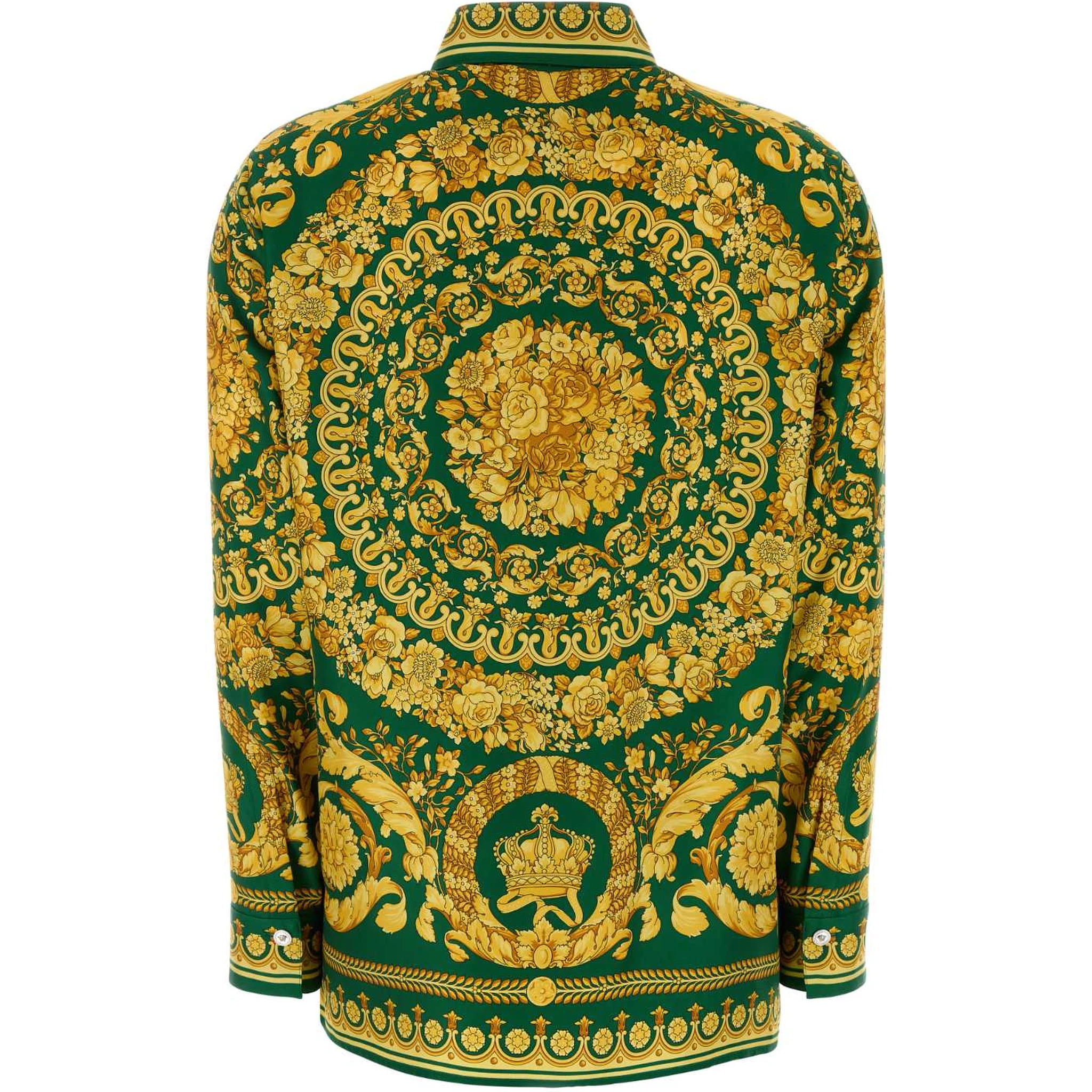 FORMAL SHIRT TWILL SILK FABRIC WITH BAROQUE HERITA