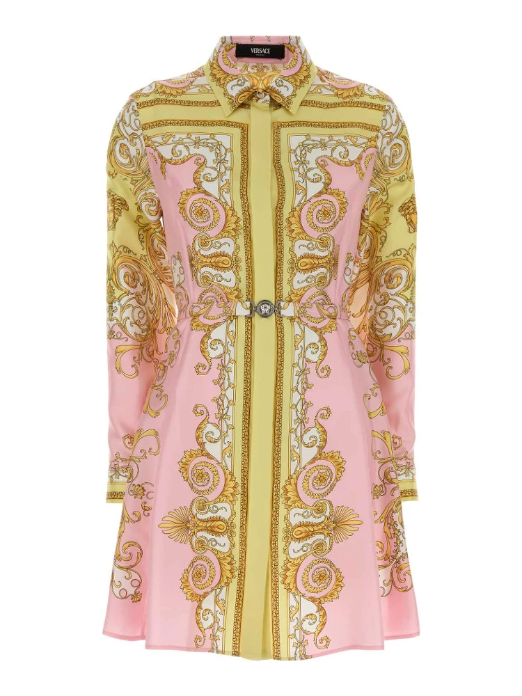 DRESS SILK TWILL PRINT SPRING BAROCCO FOULARD PN 1