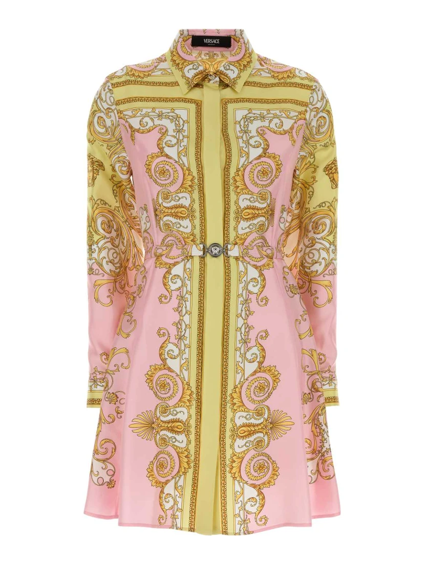 DRESS SILK TWILL PRINT SPRING BAROCCO FOULARD PN 1