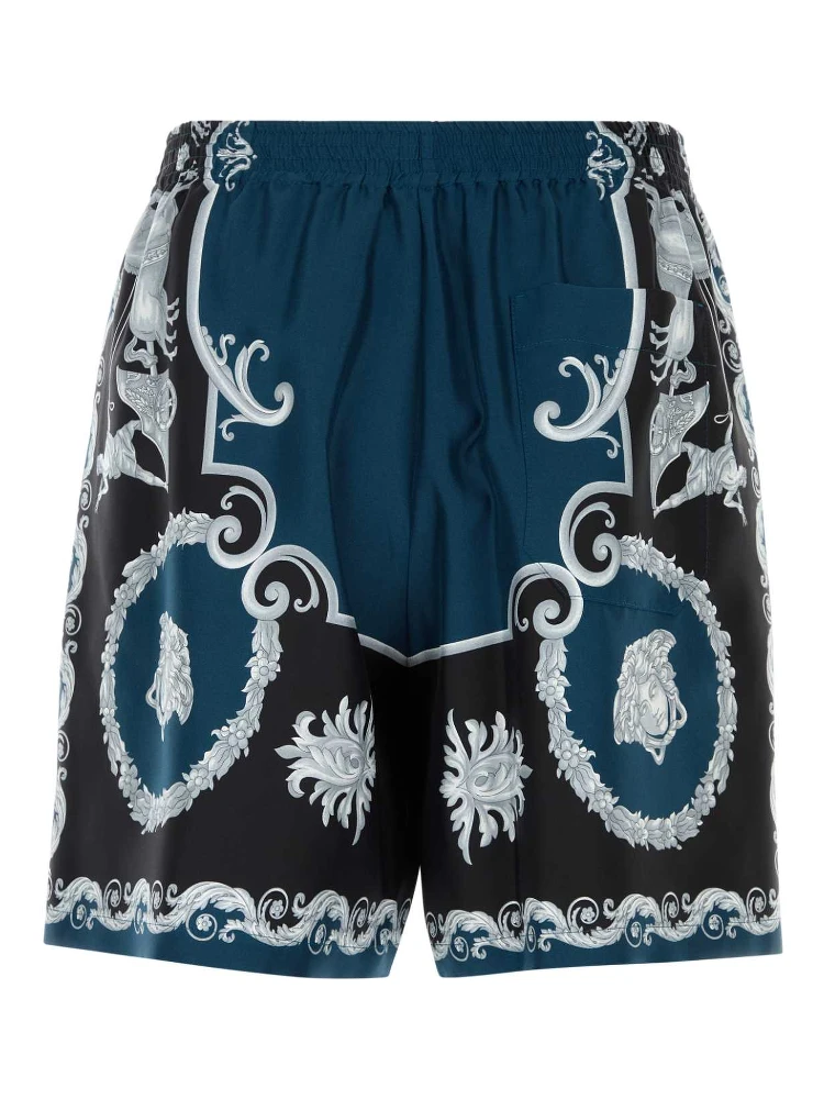 SHORTS MYTHIC BAROQUE PRINT SILK TWILL alternative