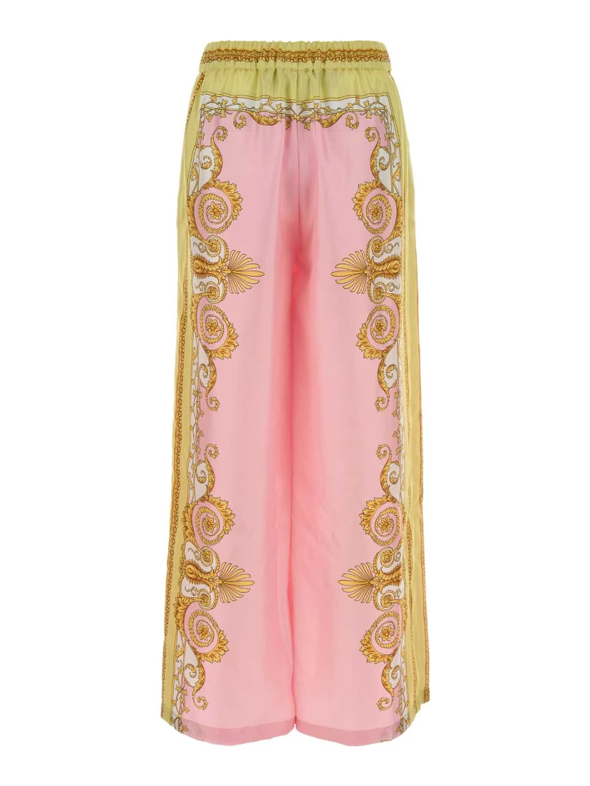 INFORMAL PANT SPRING BAROCCO FOULARD ON SILK TWILL