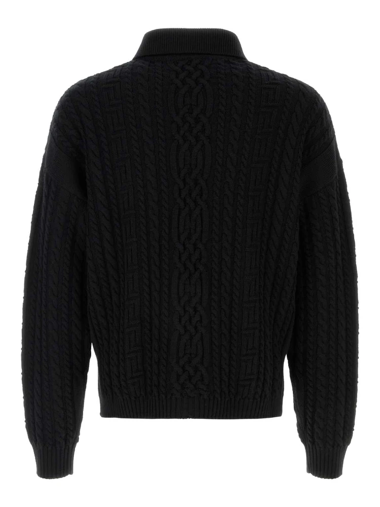 KNIT SWEATER STITCHES MIX REGEN. WOOL alternative