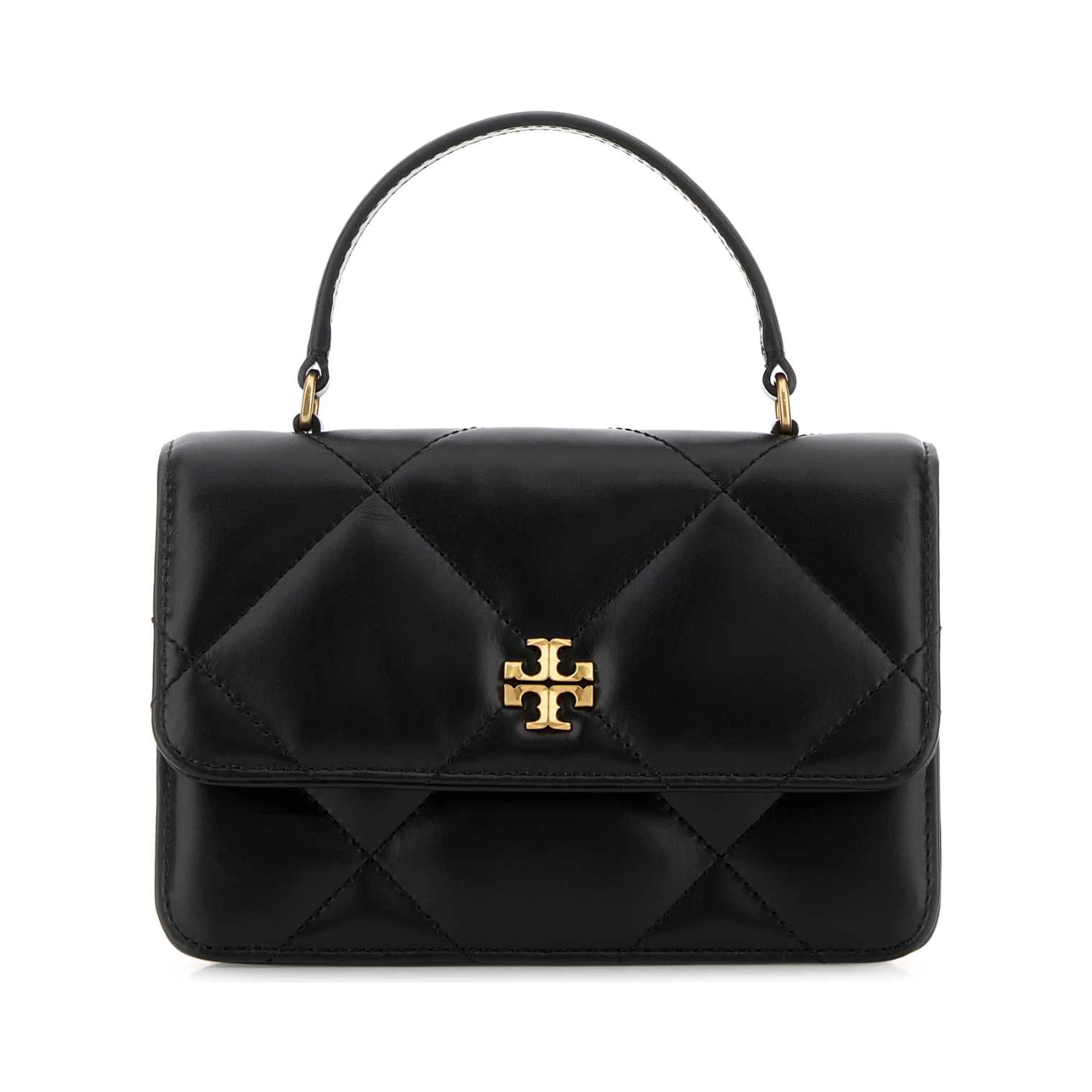 Kira Diamond Quilt Mini Top Handle Chain Wallet