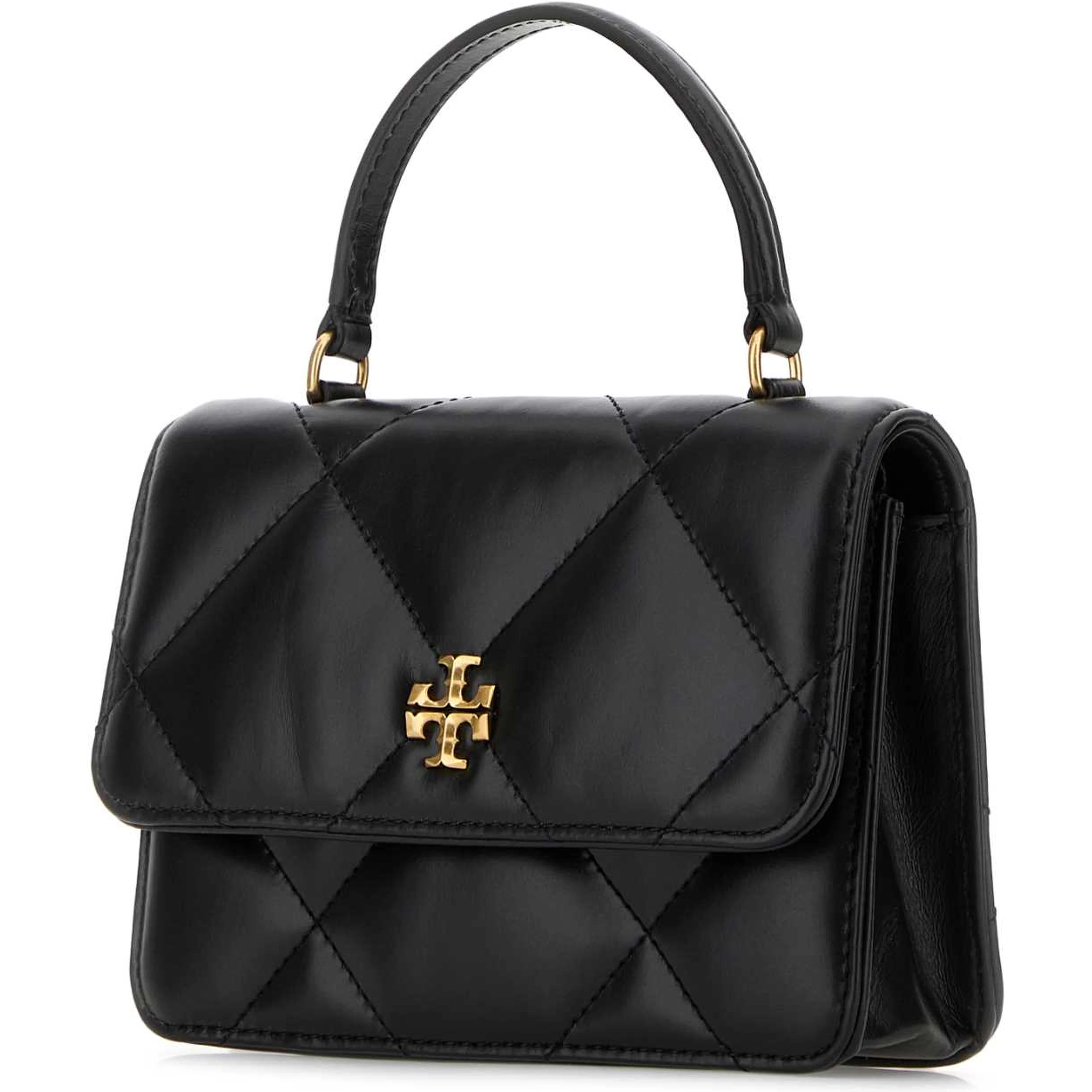 Kira Diamond Quilt Mini Top Handle Chain Wallet