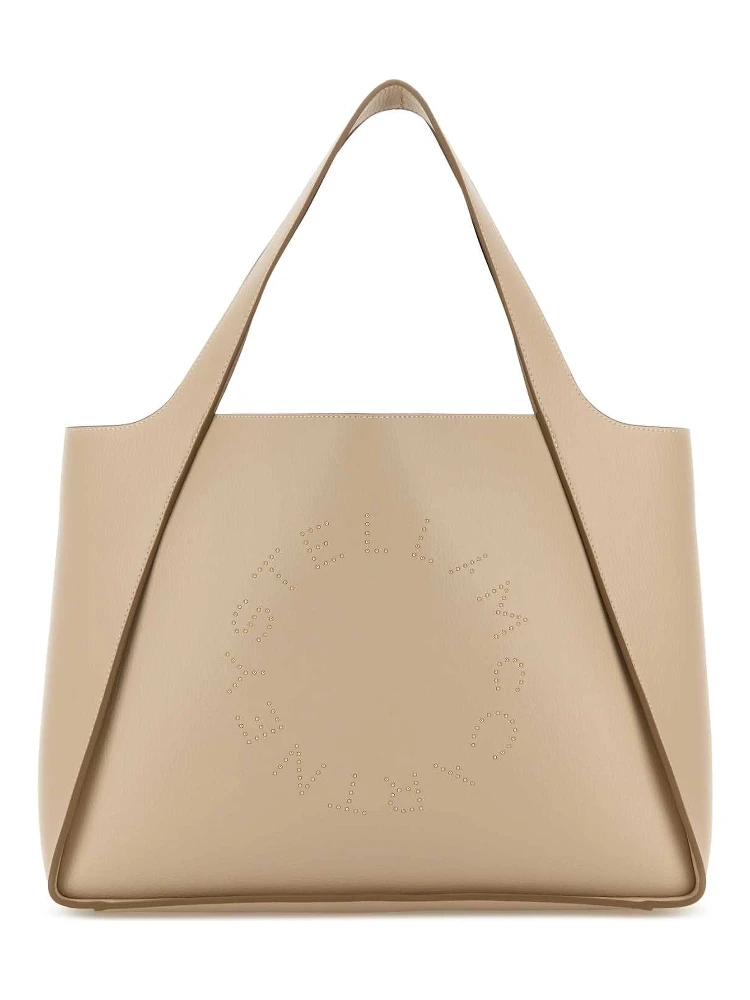 Logo Tote Bag Embossed Grainy Alter Mat W/Studded