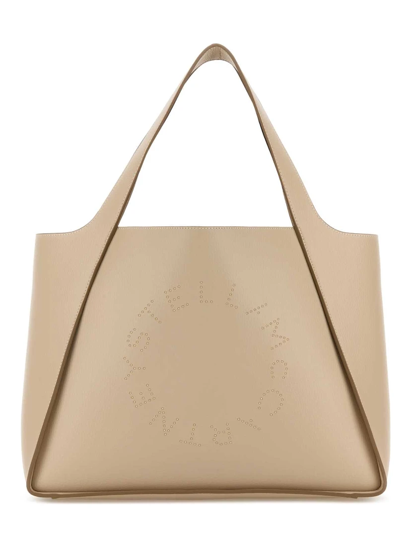 Logo Tote Bag Embossed Grainy Alter Mat W/Studded
