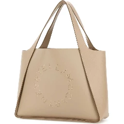 Logo Tote Bag Embossed Grainy Alter Mat W/Studded