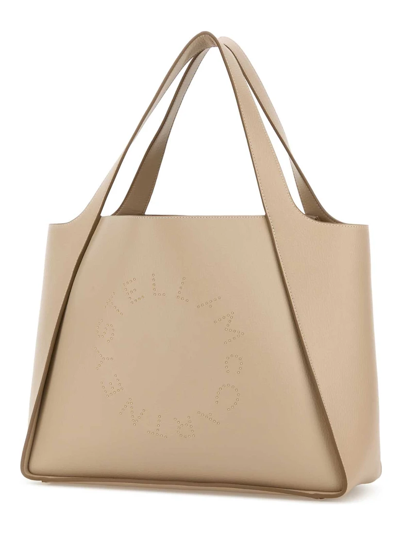 Logo Tote Bag Embossed Grainy Alter Mat W/Studded