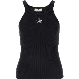 TOP FENDI RIBBED COTTON JERSEY