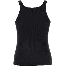 TOP FENDI RIBBED COTTON JERSEY