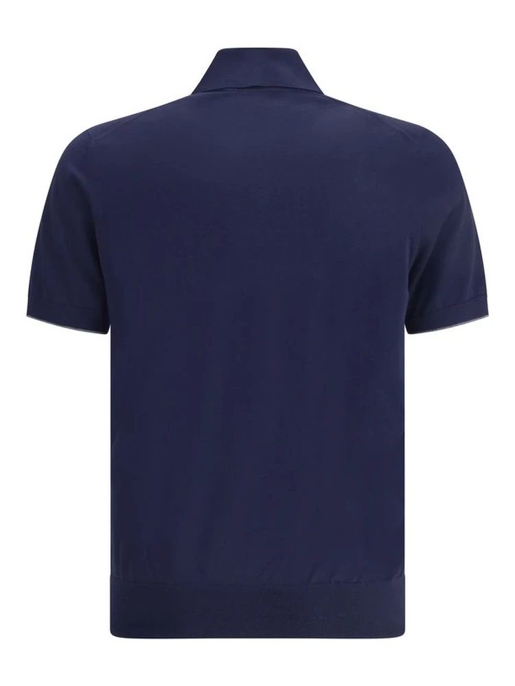 Blue Cotton Polo Shirt alternative