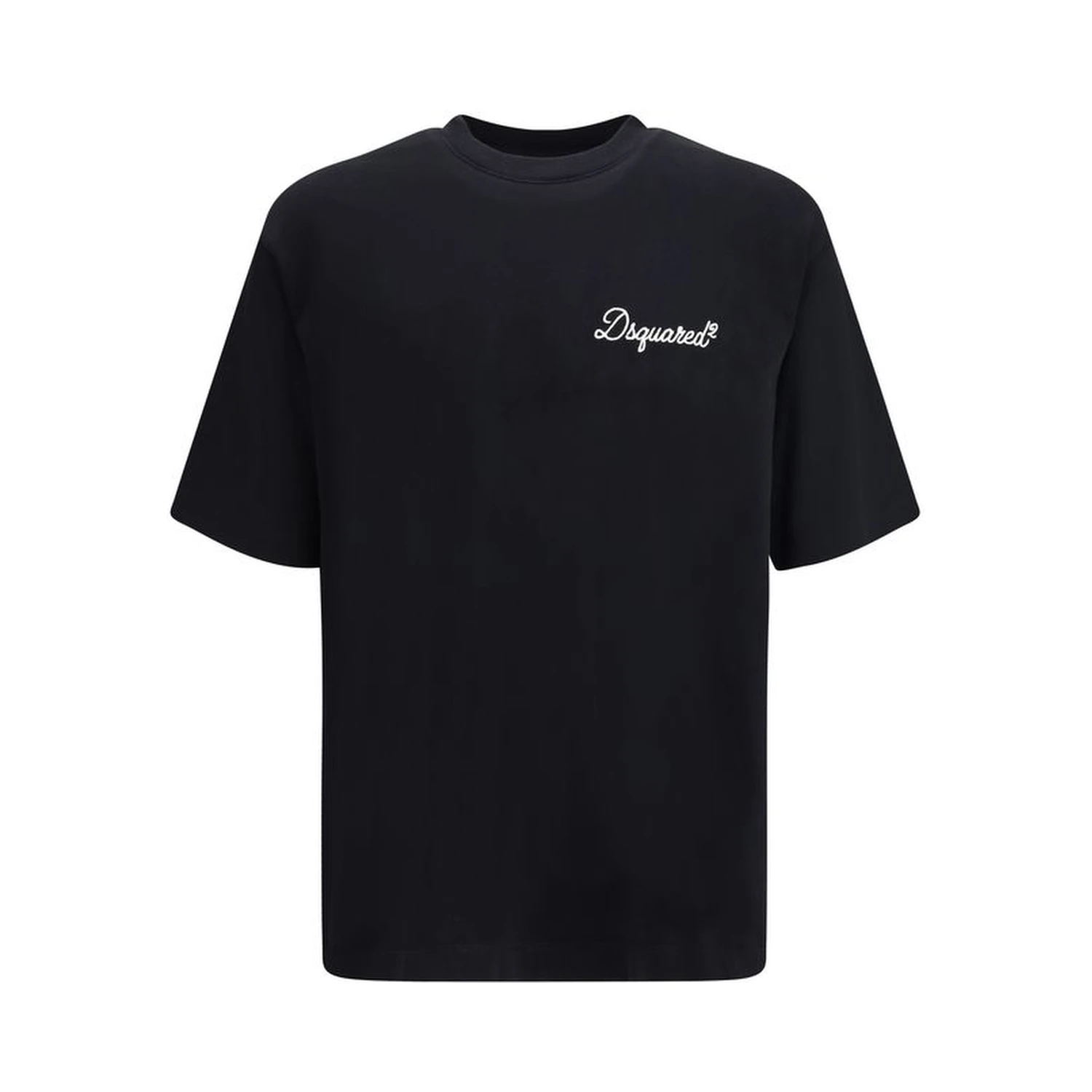 Black Cotton T-Shirt