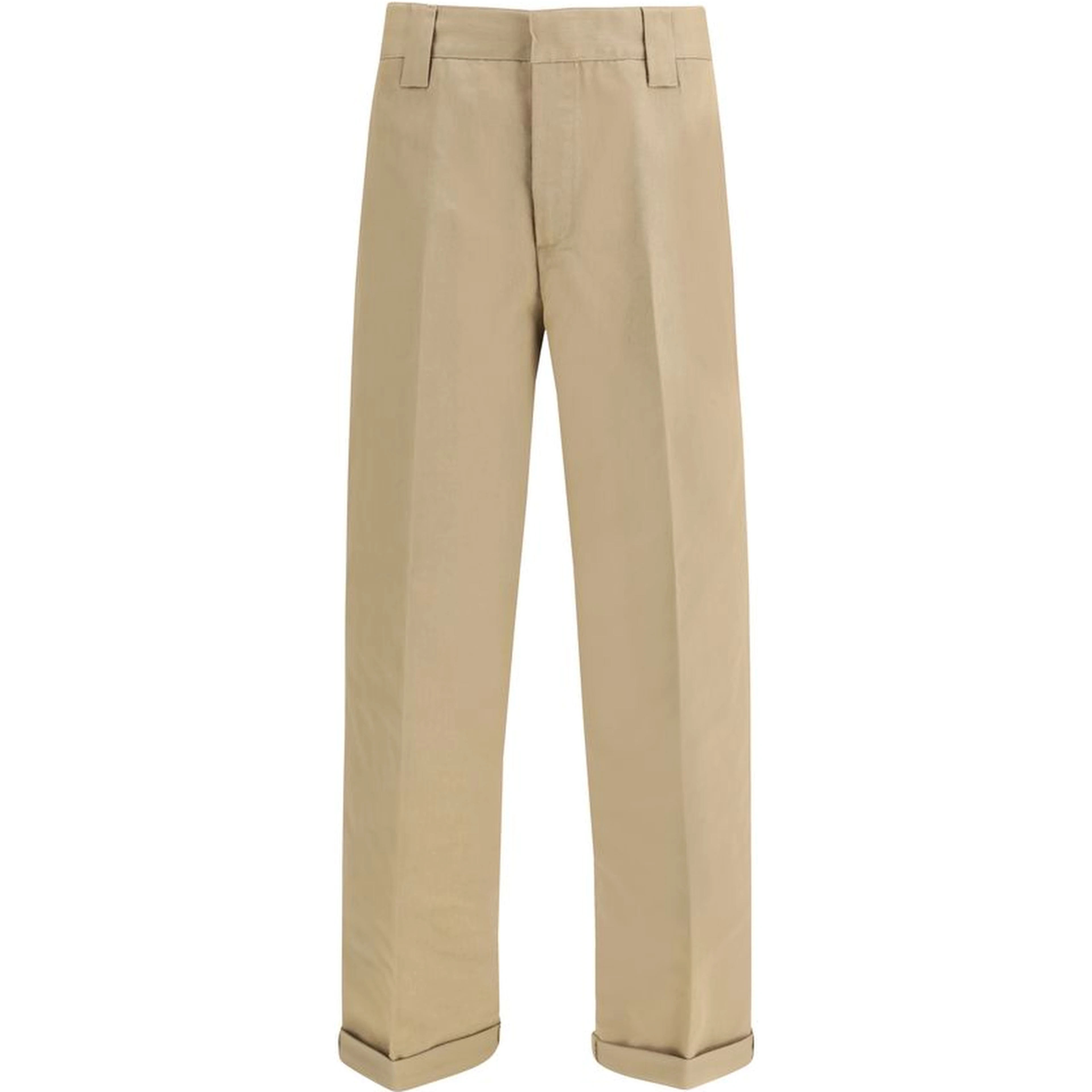 Bicolor Cotton Chino Pants