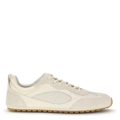 Cream Calf Leather Bos Taurus Low Top Sneakers