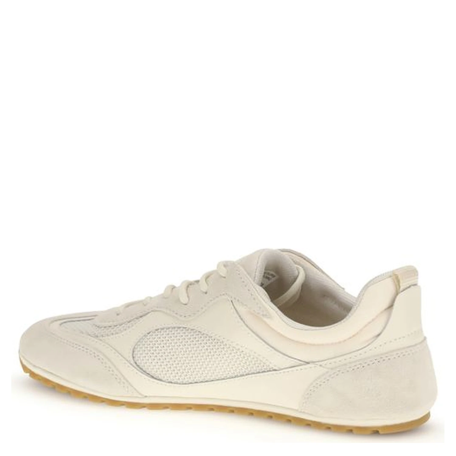Cream Calf Leather Bos Taurus Low Top Sneakers