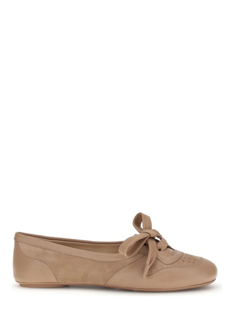 Multicolor Calf Leather Bos Taurus Ballet Flats