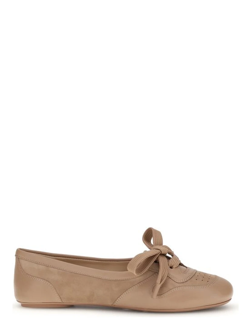 Multicolor Calf Leather Bos Taurus Ballet Flats