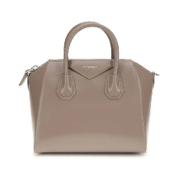 Gray Calf Leather Bos Taurus Shoulder Bag