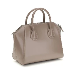 Gray Calf Leather Bos Taurus Shoulder Bag