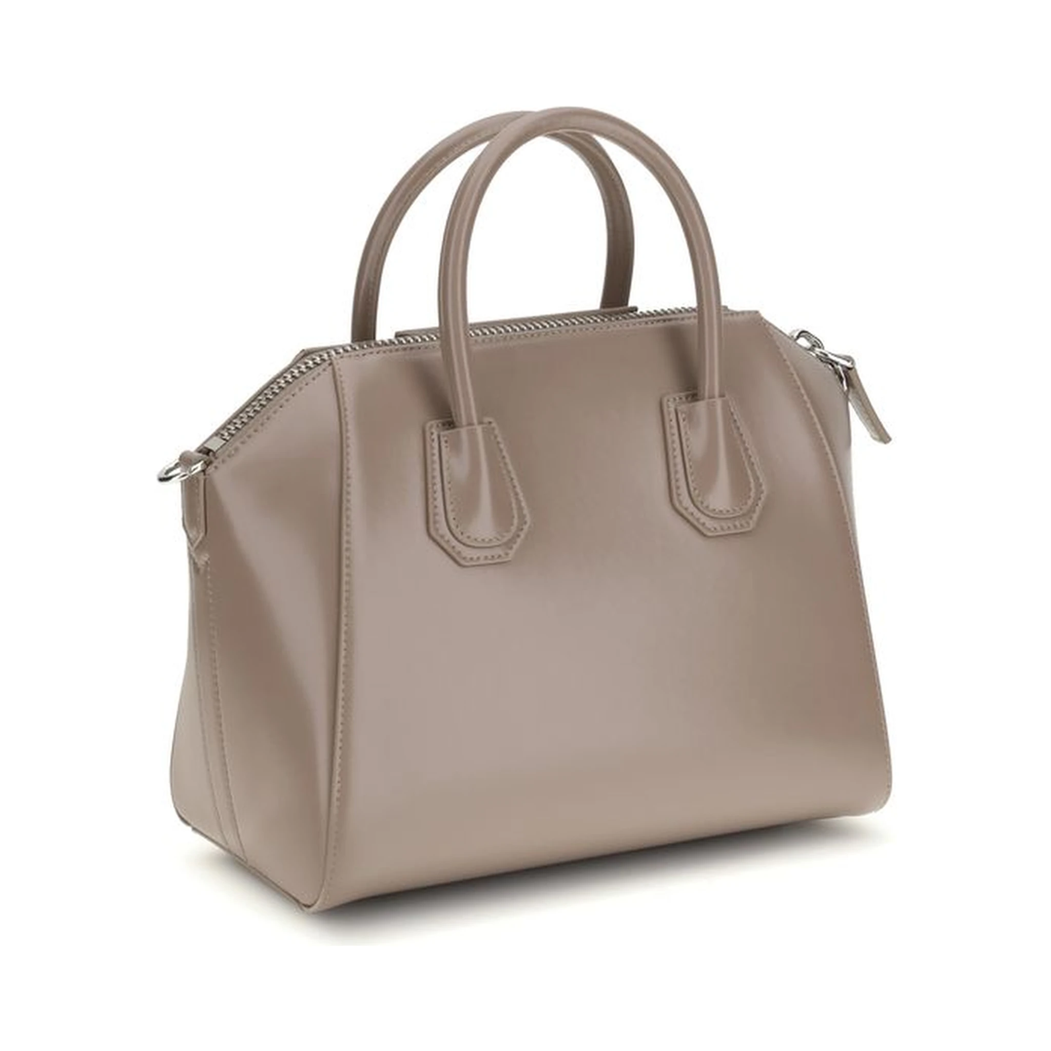 Gray Calf Leather Bos Taurus Shoulder Bag