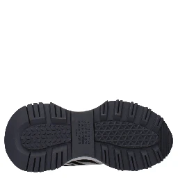 Black Fabric Athletic Sneakers