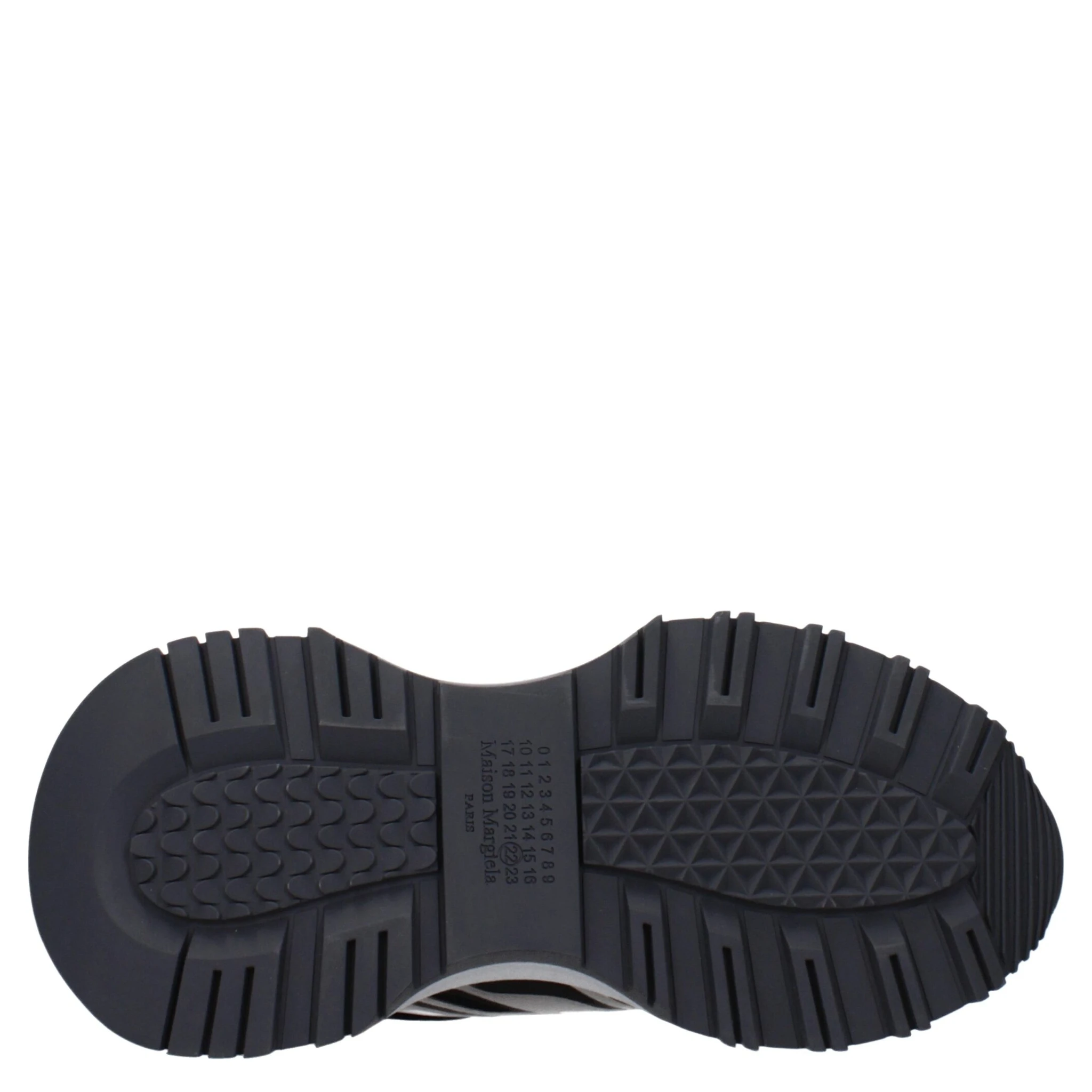 Black Fabric Athletic Sneakers