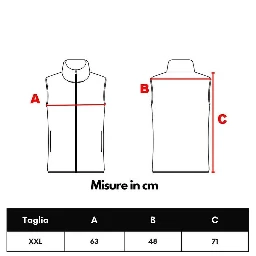 Blue Polyester Sleveless Jacket
