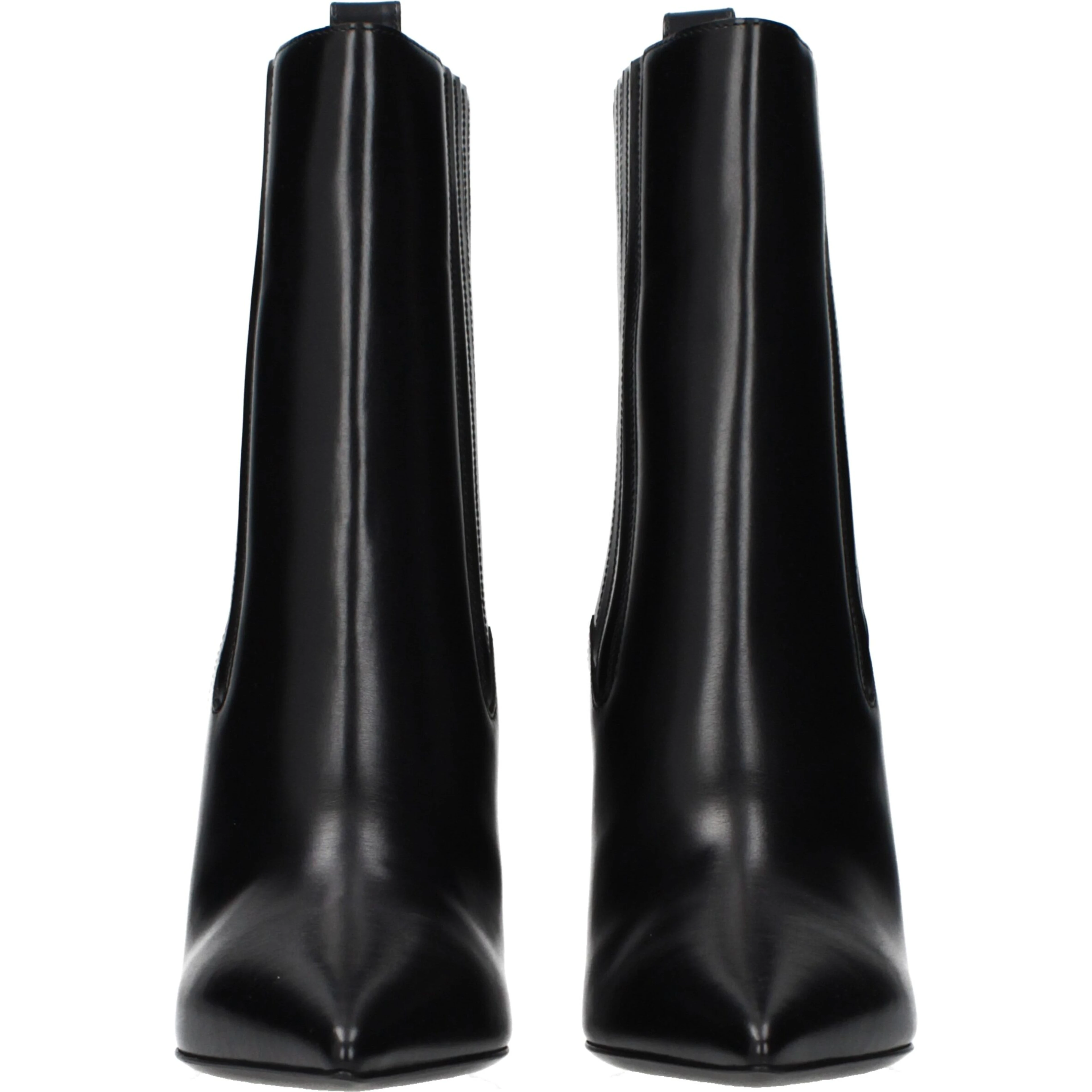 Black Leather Ankle Boots