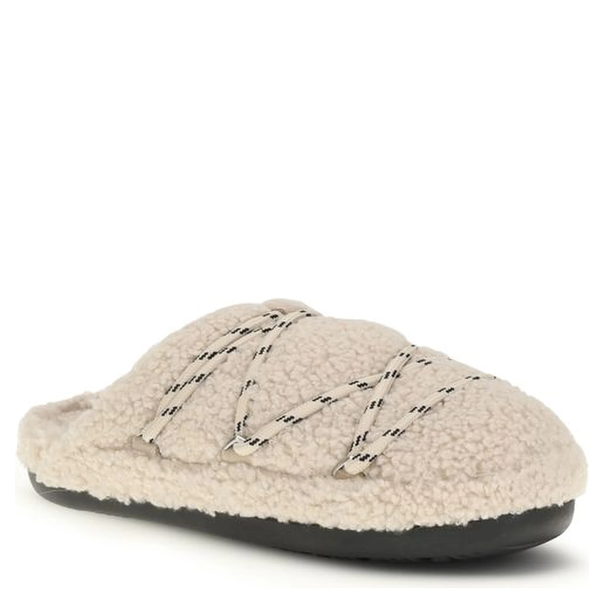 Beige Polyamide Flats