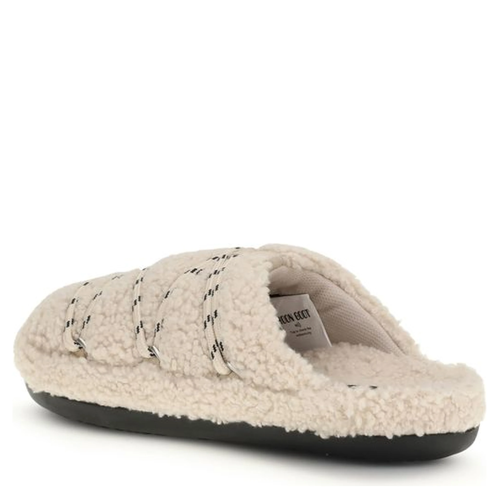 Beige Polyamide Flats