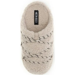 Beige Polyamide Flats