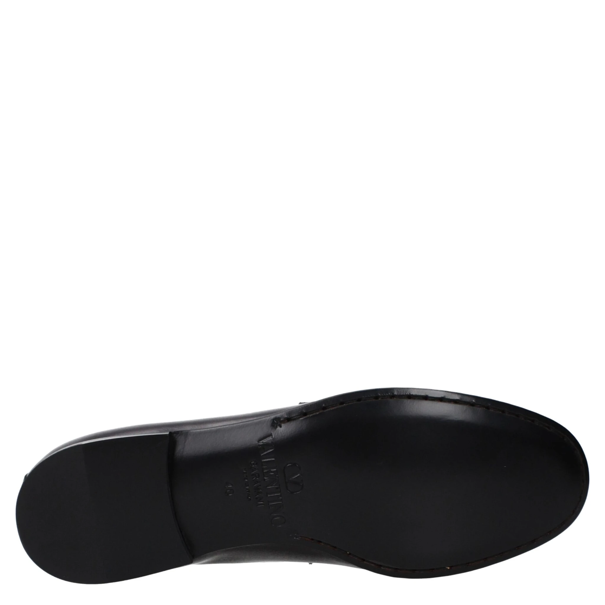 Black Leather Slip-On Loafers