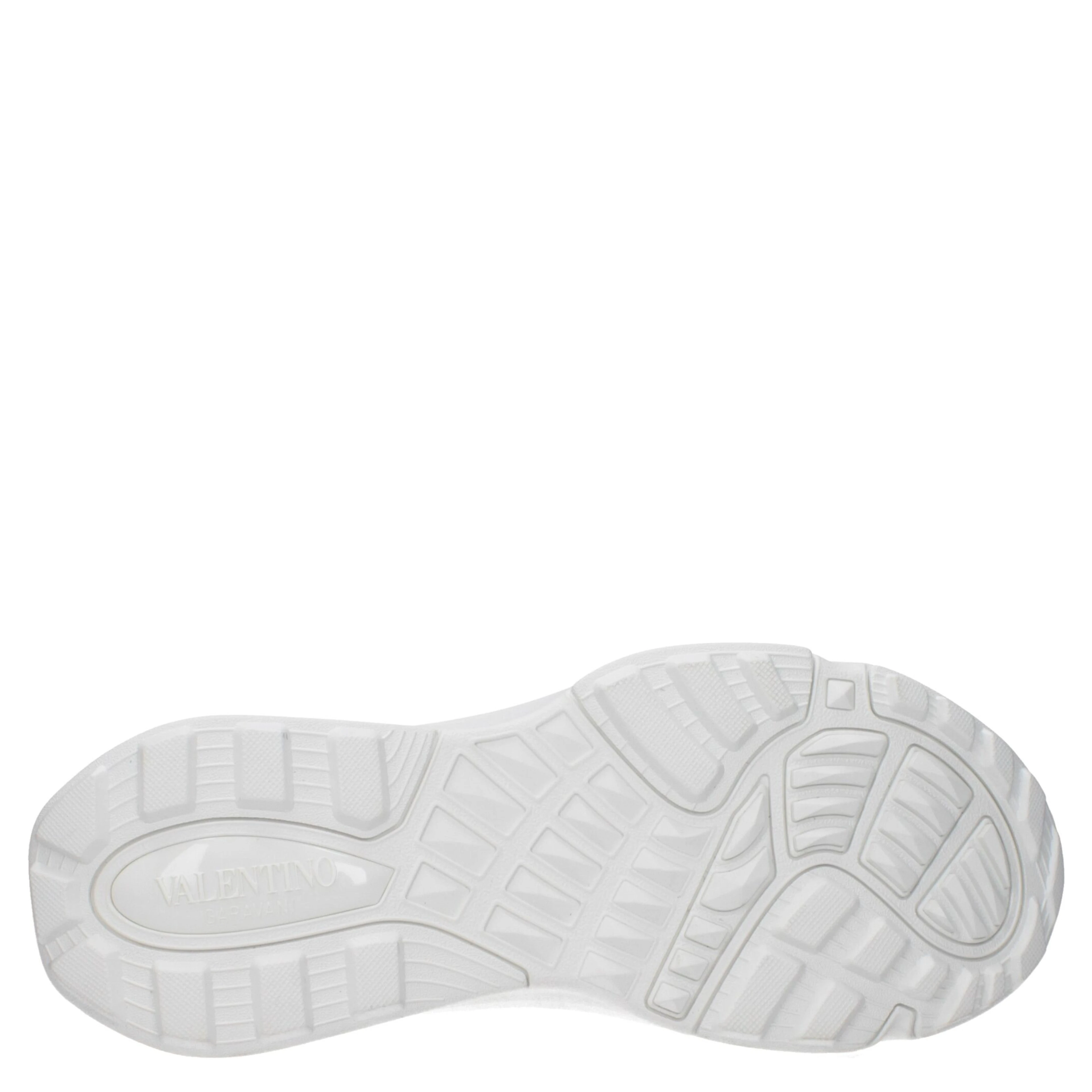 White Fabric Athletic Sneakers