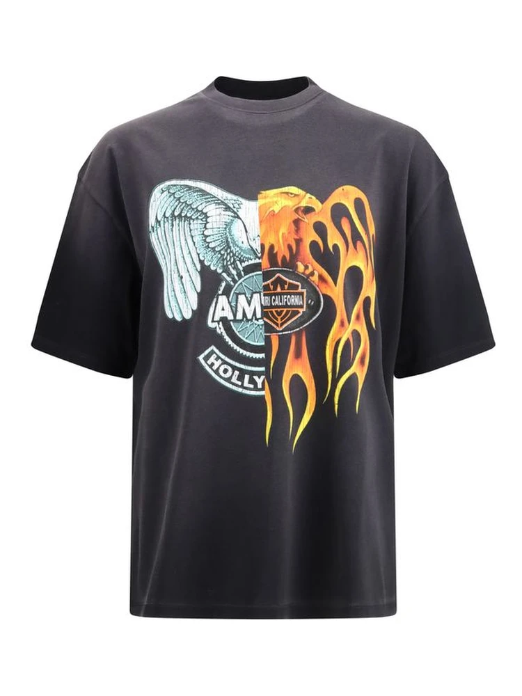 Black Cotton T-Shirt