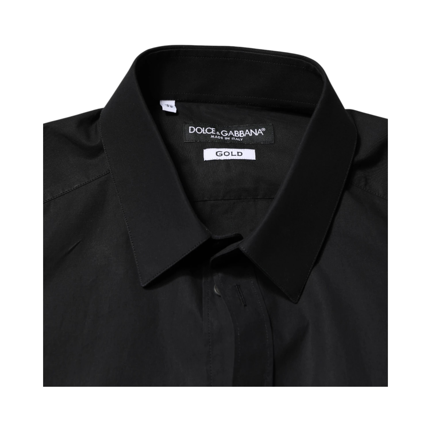 Black GOLD Cotton Men Dress Formal Shirt