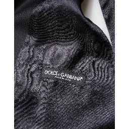Black Wool Single Breasted 3 Piece Men Suit