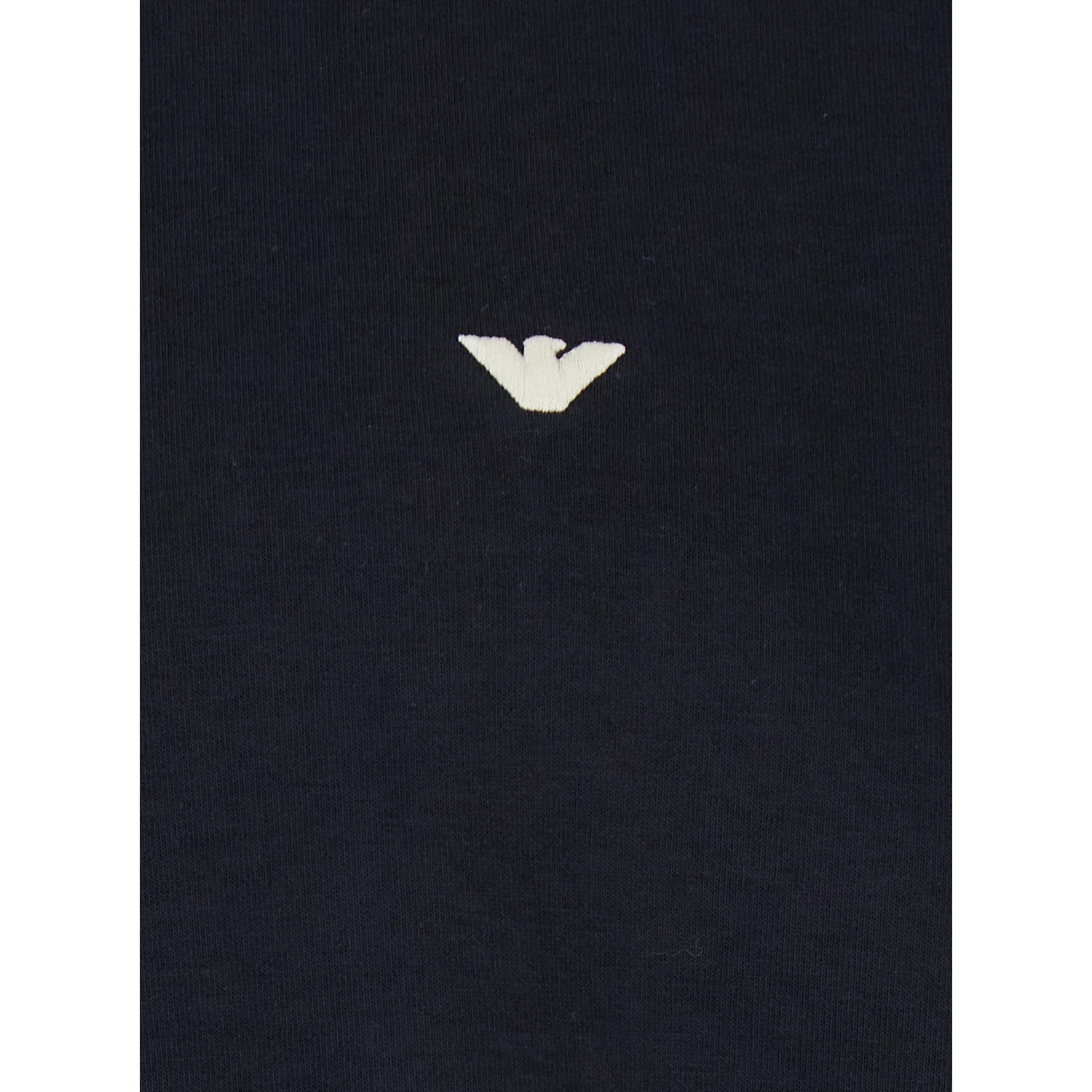 Blue Crewneck Sweatshirt with Logo Embroidery on the Front in Cotton Blend Man