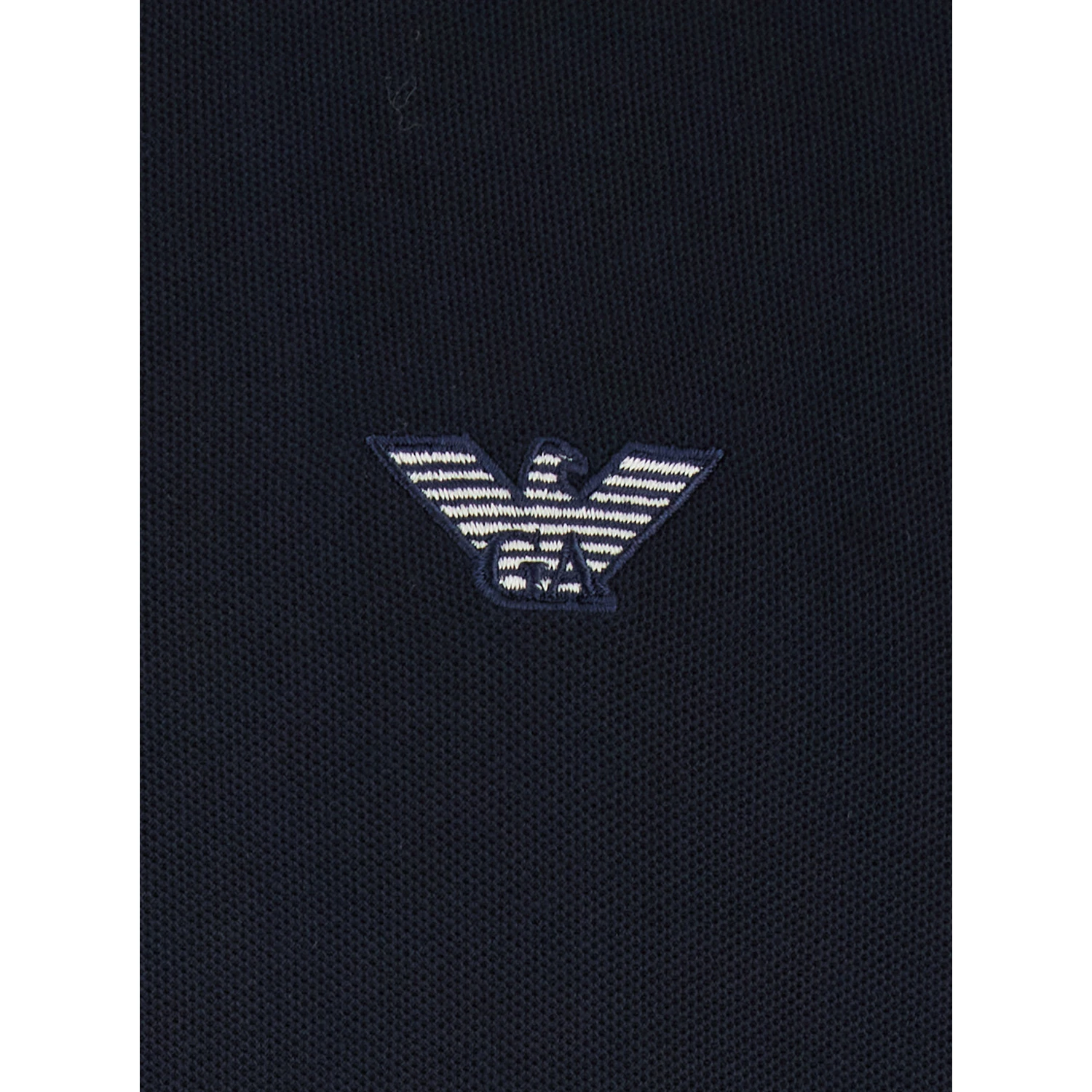 Blue Polo Shirt with Classic Collar and Logo Embroidery on the Front in Cotton Man