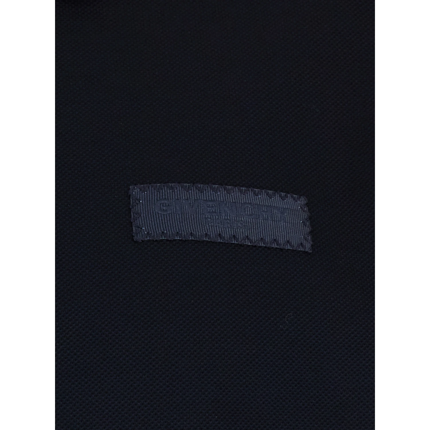 Blue Polo Shirt with Classic Collar and Logo Patch on the Front in Cotton Man