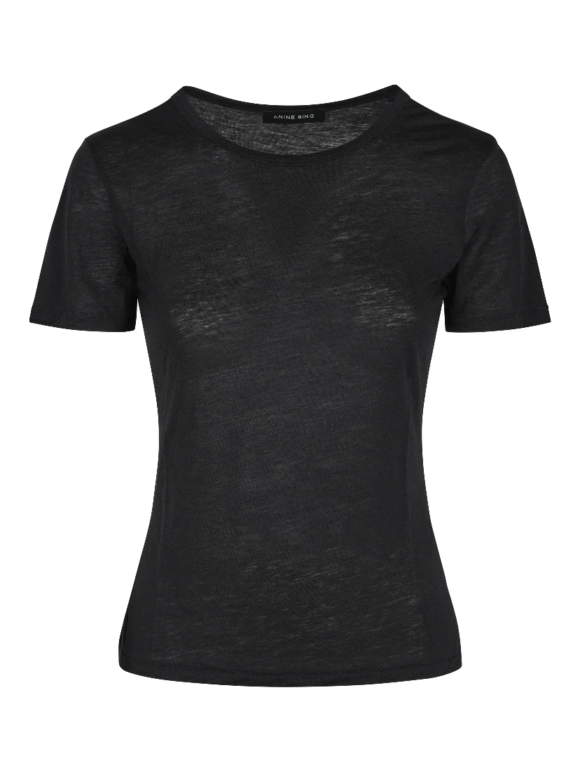 ANINE BING T-shirts and Polos Black